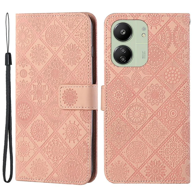 For Xiaomi Redmi 13C 4G / 5G / Poco C65 4G Case Stand Wallet Anti-drop Phone Cover