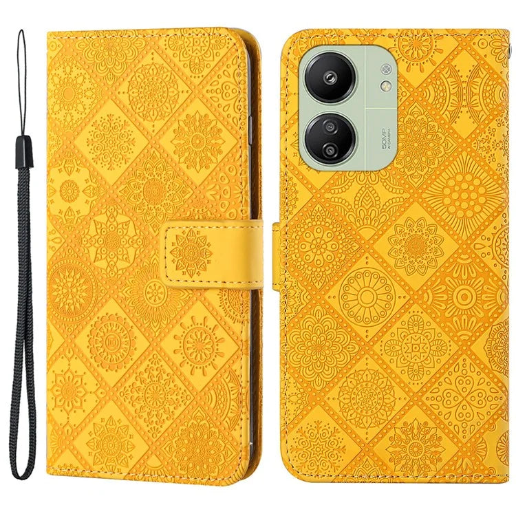 For Xiaomi Redmi 13C 4G / 5G / Poco C65 4G Case Stand Wallet Anti-drop Phone Cover