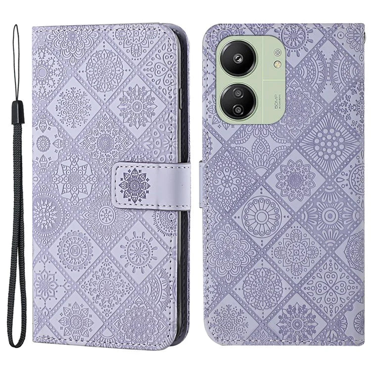 For Xiaomi Redmi 13C 4G / 5G / Poco C65 4G Case Stand Wallet Anti-drop Phone Cover