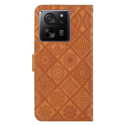 For Xiaomi 13T / 13T Pro / Redmi K60 Ultra Case Wallet Stand Imprinted Leather Phone Cover