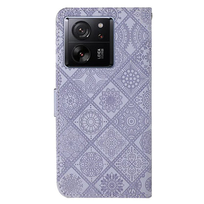 For Xiaomi 13T / 13T Pro / Redmi K60 Ultra Case Wallet Stand Imprinted Leather Phone Cover