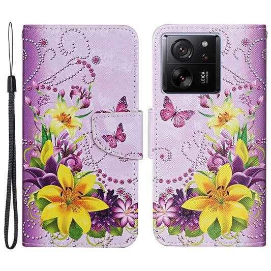 For Xiaomi 13T / 13T Pro / Redmi K60 Ultra Cell Phone Case PU Leather Cross Texture Stand Cover