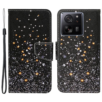 For Xiaomi 13T / 13T Pro / Redmi K60 Ultra Cell Phone Case PU Leather Cross Texture Stand Cover