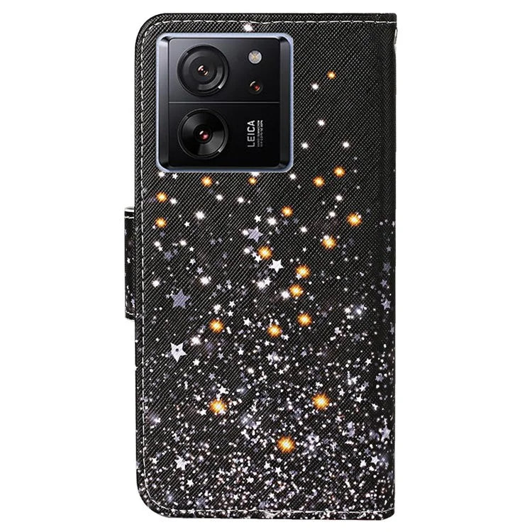 For Xiaomi 13T / 13T Pro / Redmi K60 Ultra Cell Phone Case PU Leather Cross Texture Stand Cover