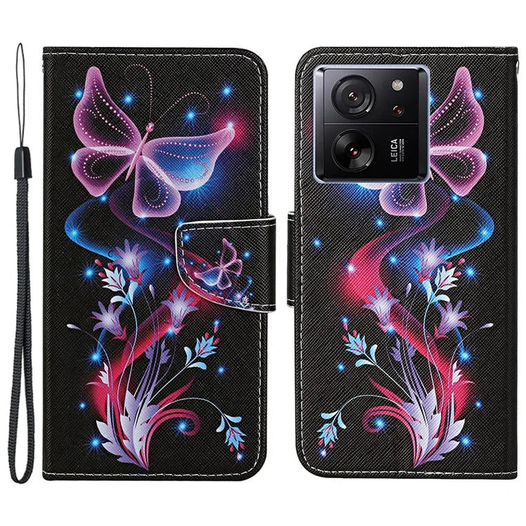 For Xiaomi 13T / 13T Pro / Redmi K60 Ultra Cell Phone Case PU Leather Cross Texture Stand Cover
