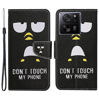 For Xiaomi 13T / 13T Pro / Redmi K60 Ultra Cell Phone Case PU Leather Cross Texture Stand Cover