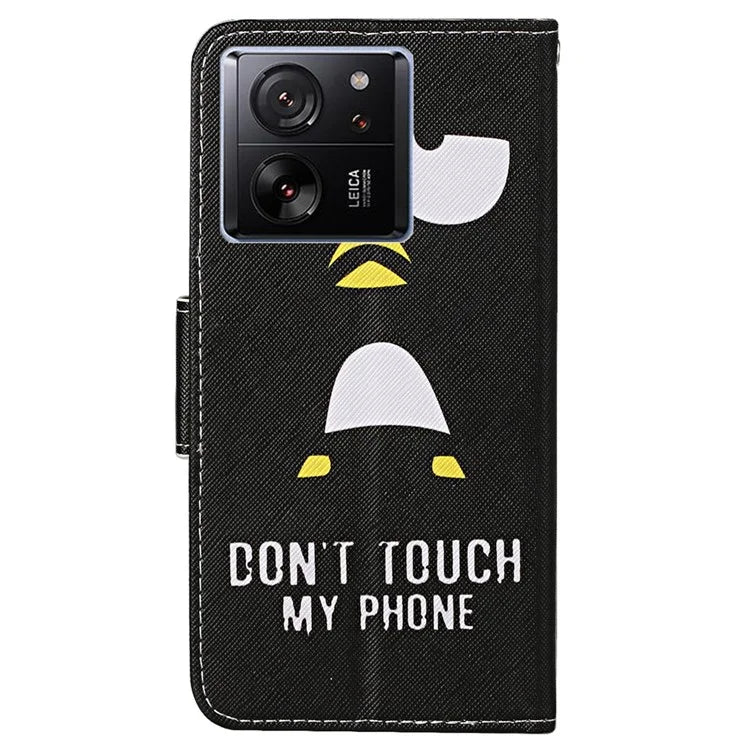 For Xiaomi 13T / 13T Pro / Redmi K60 Ultra Cell Phone Case PU Leather Cross Texture Stand Cover