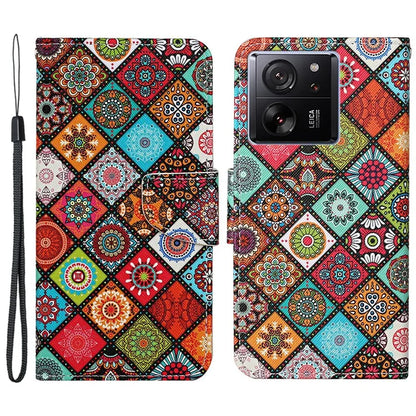 For Xiaomi 13T / 13T Pro / Redmi K60 Ultra Cell Phone Case PU Leather Cross Texture Stand Cover