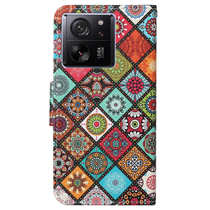 For Xiaomi 13T / 13T Pro / Redmi K60 Ultra Cell Phone Case PU Leather Cross Texture Stand Cover