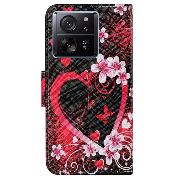For Xiaomi 13T / 13T Pro / Redmi K60 Ultra Cell Phone Case PU Leather Cross Texture Stand Cover