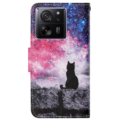 For Xiaomi 13T / 13T Pro / Redmi K60 Ultra Cell Phone Case PU Leather Cross Texture Stand Cover