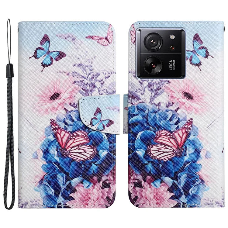 For Xiaomi 13T / 13T Pro / Redmi K60 Ultra Cell Phone Case PU Leather Cross Texture Stand Cover