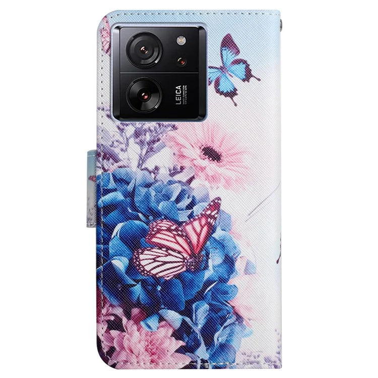 For Xiaomi 13T / 13T Pro / Redmi K60 Ultra Cell Phone Case PU Leather Cross Texture Stand Cover