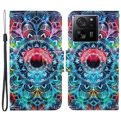 For Xiaomi 13T / 13T Pro / Redmi K60 Ultra Cell Phone Case PU Leather Cross Texture Stand Cover
