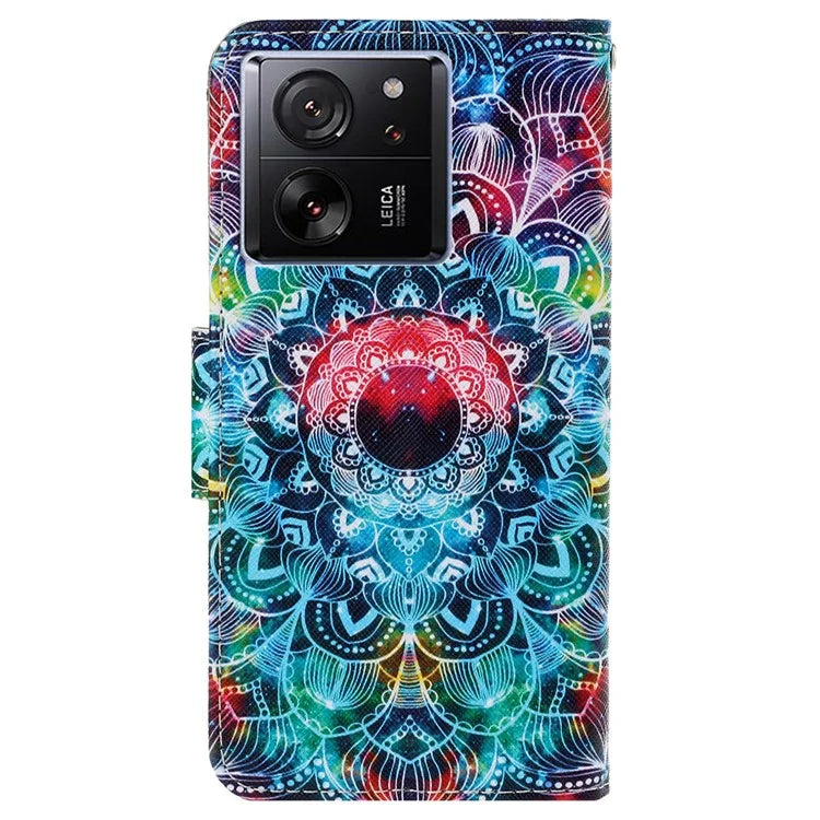For Xiaomi 13T / 13T Pro / Redmi K60 Ultra Cell Phone Case PU Leather Cross Texture Stand Cover