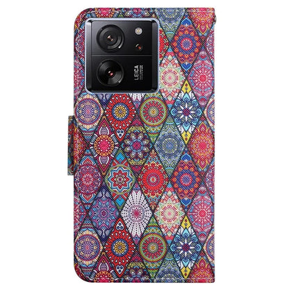 For Xiaomi 13T / 13T Pro / Redmi K60 Ultra Cell Phone Case PU Leather Cross Texture Stand Cover