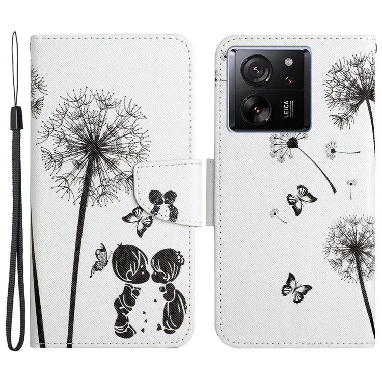 For Xiaomi 13T / 13T Pro / Redmi K60 Ultra Cell Phone Case PU Leather Cross Texture Stand Cover