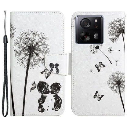 For Xiaomi 13T / 13T Pro / Redmi K60 Ultra Cell Phone Case PU Leather Cross Texture Stand Cover