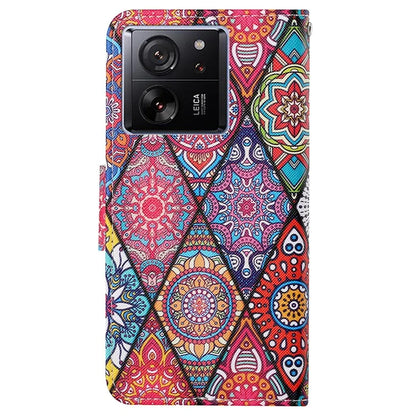 For Xiaomi 13T / 13T Pro / Redmi K60 Ultra Cell Phone Case PU Leather Cross Texture Stand Cover