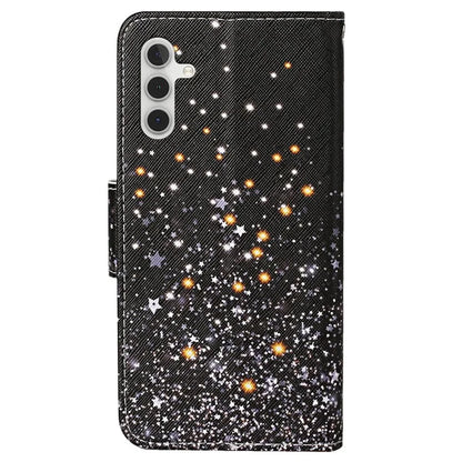 For Samsung Galaxy A15 5G Case PU Leather Pattern Printing Wallet Phone Cover with Strap