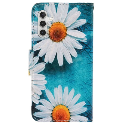 For Samsung Galaxy A15 5G Case PU Leather Pattern Printing Wallet Phone Cover with Strap