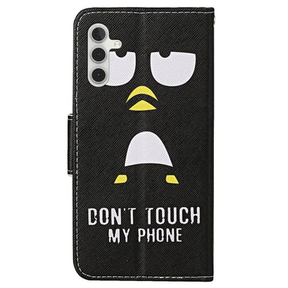 For Samsung Galaxy A15 5G Case PU Leather Pattern Printing Wallet Phone Cover with Strap