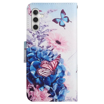 For Samsung Galaxy A15 5G Case PU Leather Pattern Printing Wallet Phone Cover with Strap