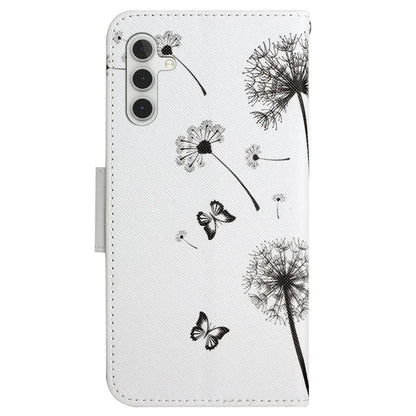 For Samsung Galaxy A15 5G Case PU Leather Pattern Printing Wallet Phone Cover with Strap