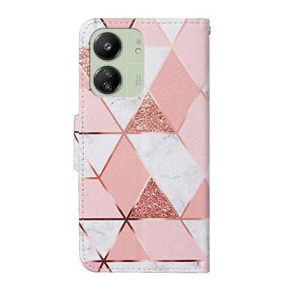 For Xiaomi Redmi 13C 4G / 5G / Poco C65 4G Leather Case Pattern Printing Phone Wallet Cover