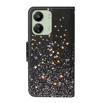For Xiaomi Redmi 13C 4G / 5G / Poco C65 4G Leather Case Pattern Printing Phone Wallet Cover
