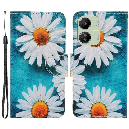 For Xiaomi Redmi 13C 4G / 5G / Poco C65 4G Leather Case Pattern Printing Phone Wallet Cover