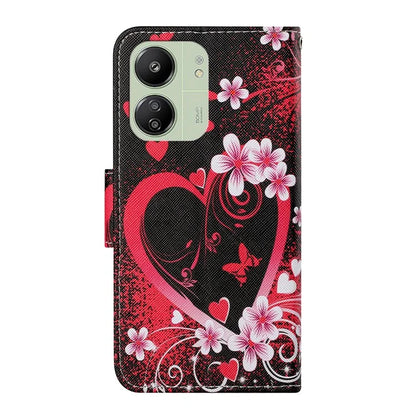 For Xiaomi Redmi 13C 4G / 5G / Poco C65 4G Leather Case Pattern Printing Phone Wallet Cover