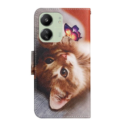 For Xiaomi Redmi 13C 4G / 5G / Poco C65 4G Leather Case Pattern Printing Phone Wallet Cover