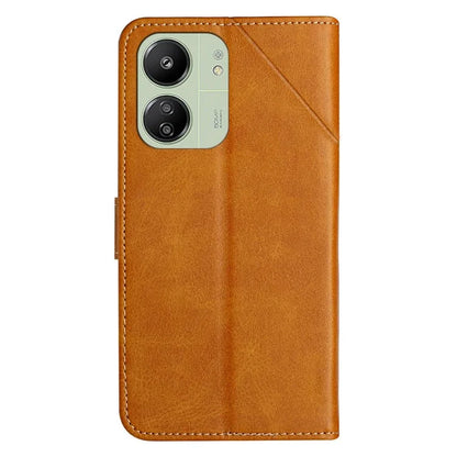 For Xiaomi Redmi 13C 4G / 5G / Poco C65 4G Case Lines Imprinted Leather Wallet Cover