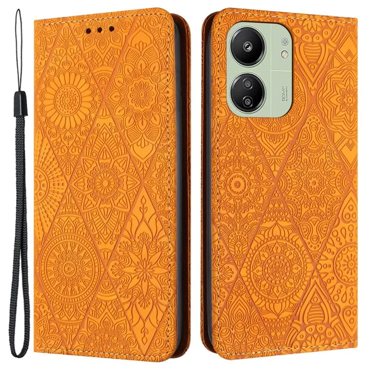 For Xiaomi Redmi 13C 4G / 5G / Poco C65 4G Case Wallet Stand Leather Phone Cover
