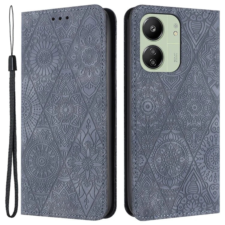 For Xiaomi Redmi 13C 4G / 5G / Poco C65 4G Case Wallet Stand Leather Phone Cover