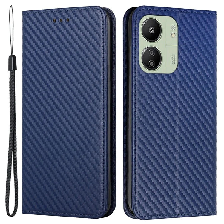 For Xiaomi Redmi 13C 4G / 5G / Poco C65 4G Case Leather Wallet Phone Stand Cover