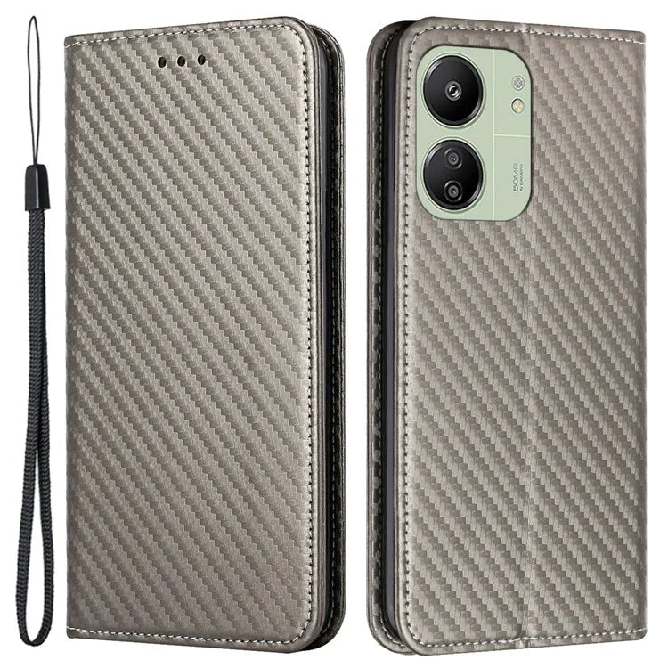 For Xiaomi Redmi 13C 4G / 5G / Poco C65 4G Case Leather Wallet Phone Stand Cover