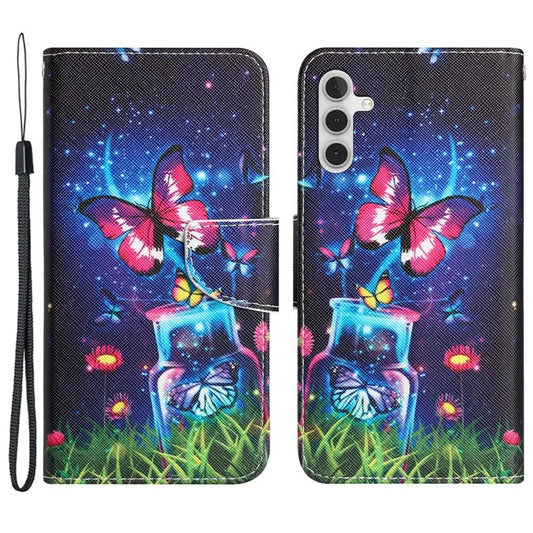 For Samsung Galaxy A15 5G Case Leather Wallet Cover with Pattern Printing