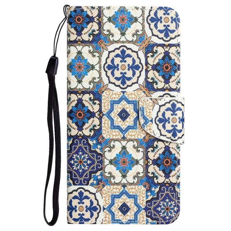 For Samsung Galaxy A15 5G Case Leather Wallet Cover with Pattern Printing