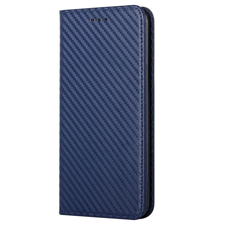 For Samsung Galaxy A15 5G Wallet Case Carbon Fiber Texture Leather Phone Cover
