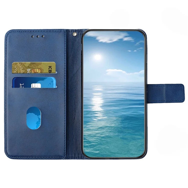 For Samsung Galaxy A15 5G Case Solid Color Wallet Leather Phone Cover