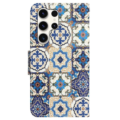 For Samsung Galaxy S24 Ultra Case Pattern Printing Phone Cover with Wallet