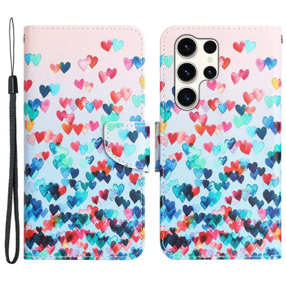 For Samsung Galaxy S24 Ultra Case Pattern Printing Phone Cover with Wallet