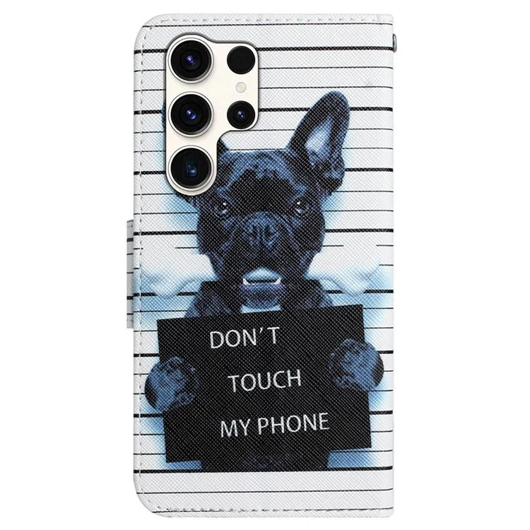 For Samsung Galaxy S24 Ultra Case Pattern Printing Phone Cover with Wallet
