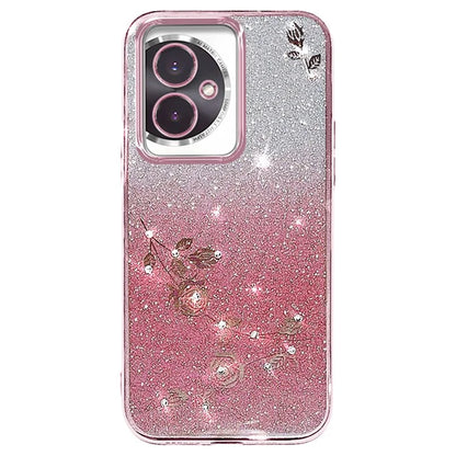 KADEM For Honor 100 5G Cell Phone Case Gradient Glitter Anti-scratch TPU Cover