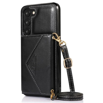 For Samsung Galaxy A14 5G / 4G Case Card Holder Kickstand PU Leather+TPU Crossbody Cover