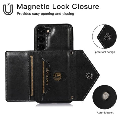 For Samsung Galaxy A14 5G / 4G Case Card Holder Kickstand PU Leather+TPU Crossbody Cover