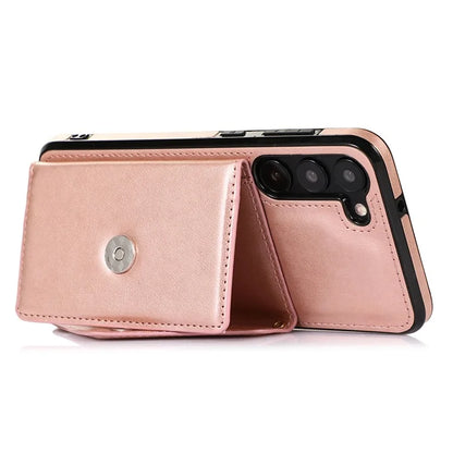 For Samsung Galaxy A14 5G / 4G Case Card Holder Kickstand PU Leather+TPU Crossbody Cover