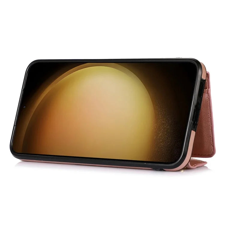 For Samsung Galaxy A14 5G / 4G Case Card Holder Kickstand PU Leather+TPU Crossbody Cover
